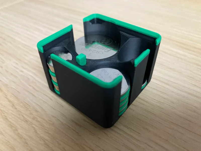 Gridfinity Battery Trays (Button Cell) + Spacer