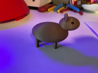 Capybara, multicolor