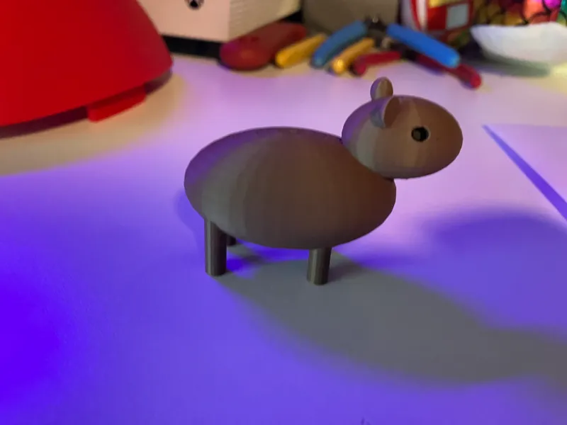 Capybara, multicolor