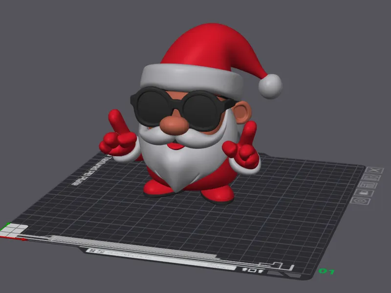 Cooler Weihnachtsmann