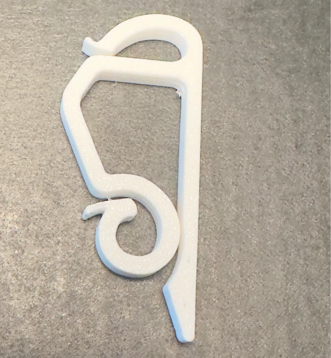 Christmas light hook - Free 3D Print Model - MakerWorld