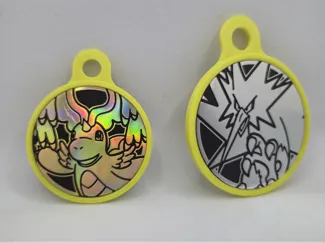 Durable Pokémon TCG Coin Keychain