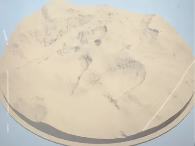 Zoomed out hills and valleys 