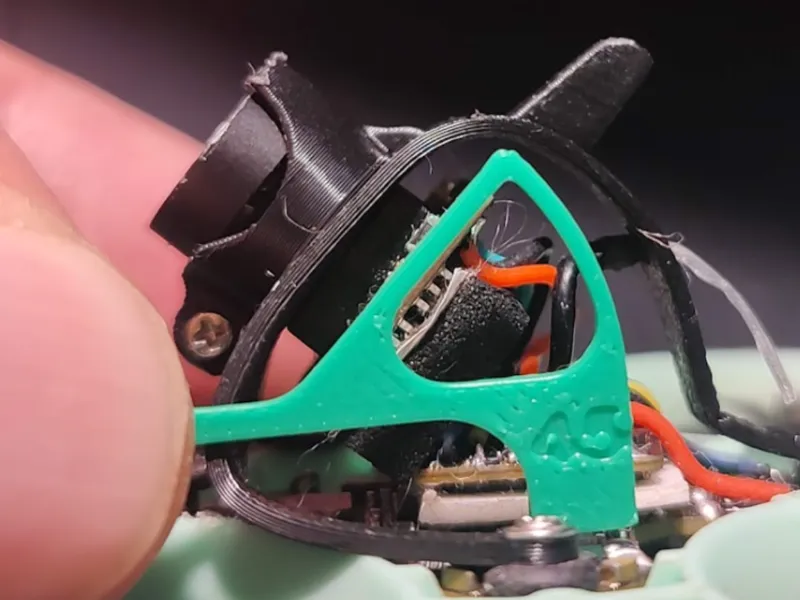 TinyWhoop Toothpick camera angle gauges 25-60 deg.