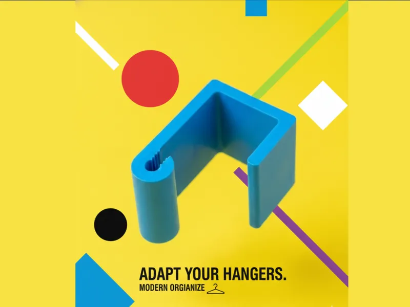 衣架直角轉換器(兼掛勾) Right-Angle Hanger(doubles as a hook)