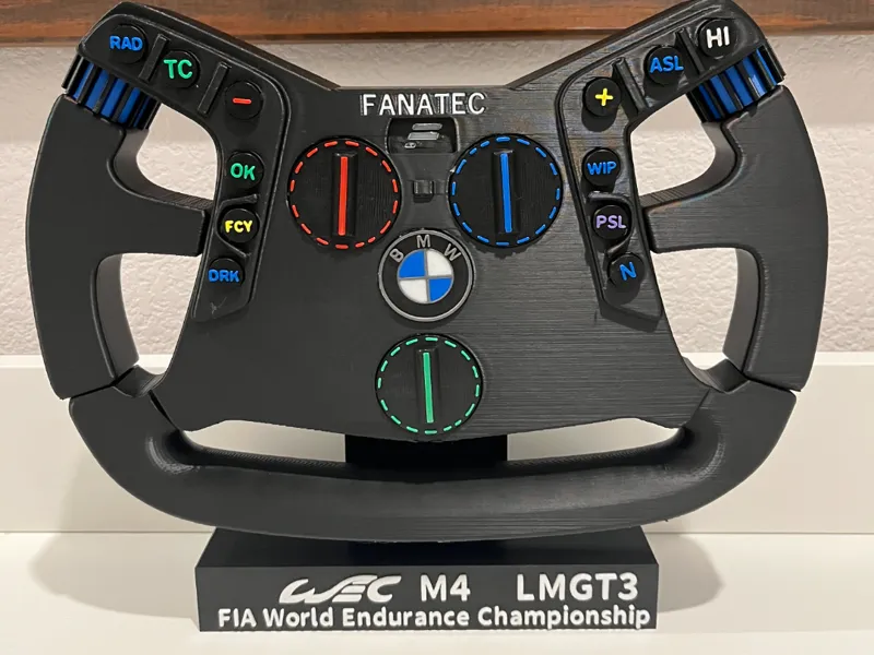WEC BMW M4 LMGT3 Steering Wheel