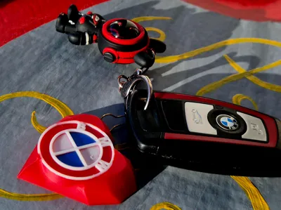 bmw diamond heart keychain (ams ready)
