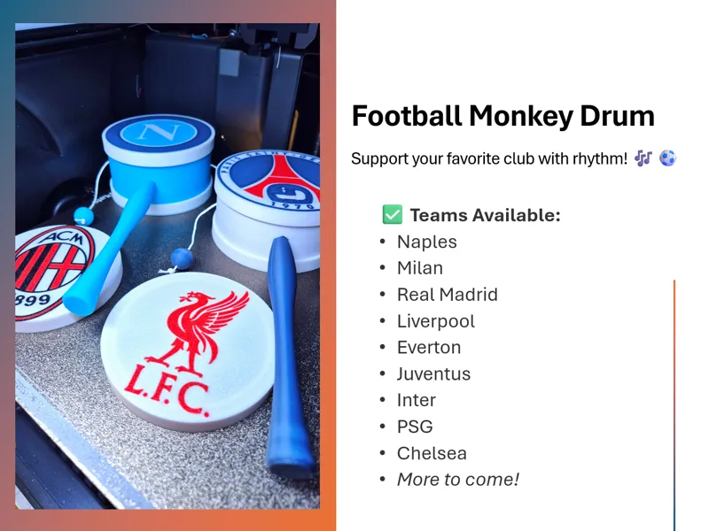 Football Monkey Drum