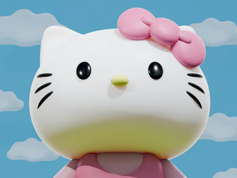 Hello Kitty diorama
