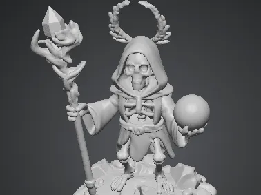 Nigromante esqueleto (base d&d)