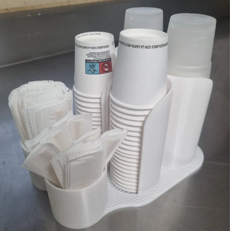 Plastic cup holder