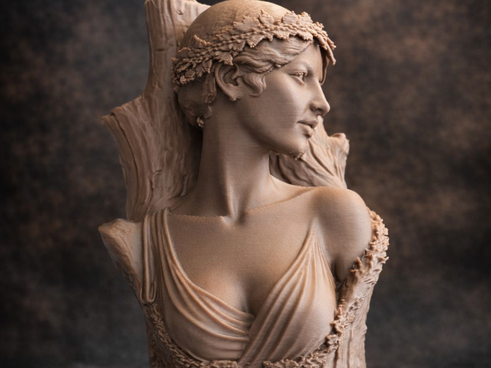 Amadriade – Ninfa degli Alberi Busto Mitologico