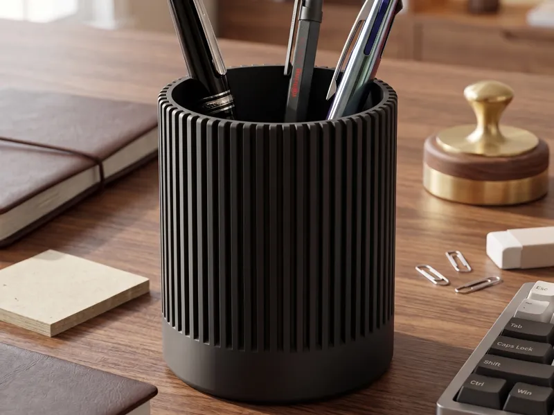Striped Pen Holder