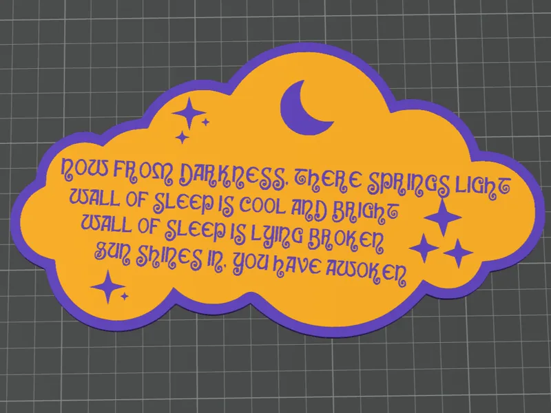 Black Sabbath Wall of Sleep sign