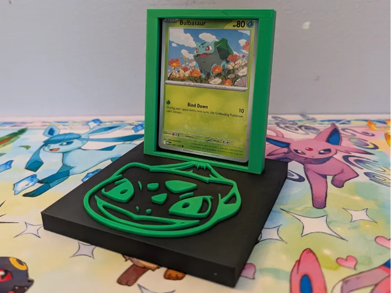 Pokémon Card Display Stand Bulbasaur 