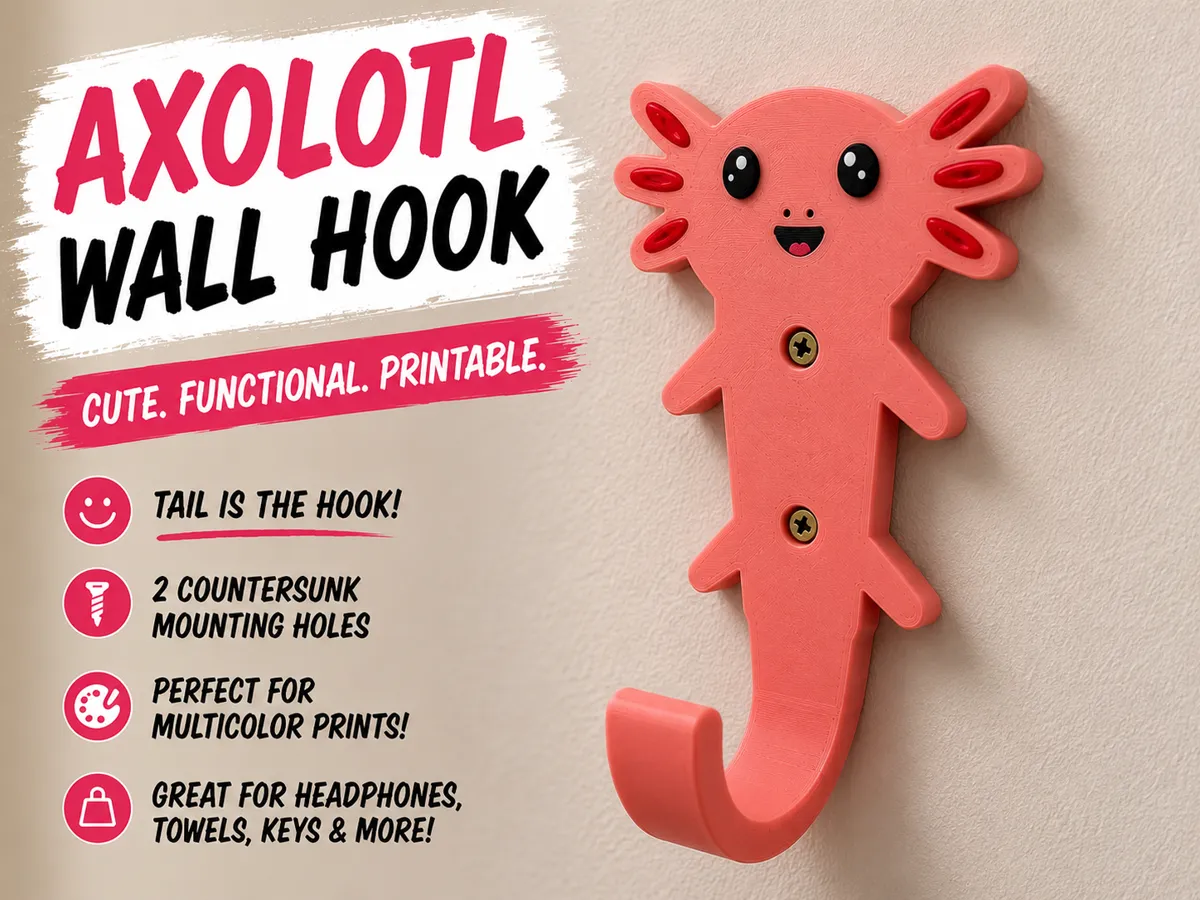 cute-axolotl-wall-hook-kawaii-animal-wall-decor-free-3d-print-model