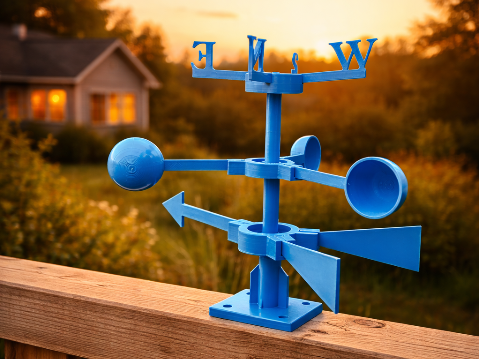 Windmill Anemometer Wind Direction Indicator