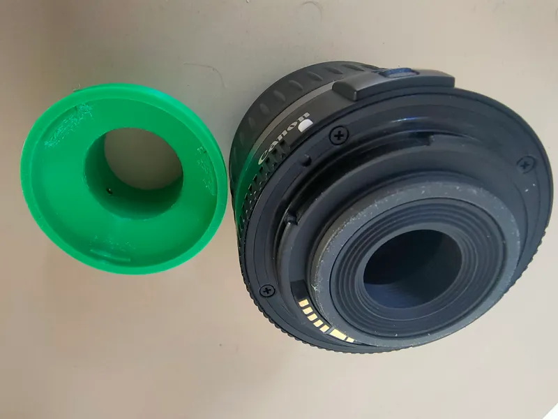 Canon DSLR lens to 1.25" adapter