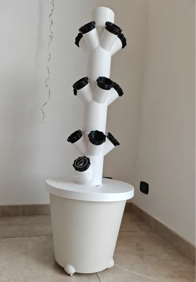 Torre idroponica per piante indoor e outdoor