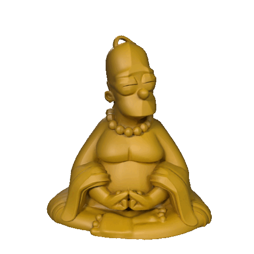 Figura 3D Homero Buda
