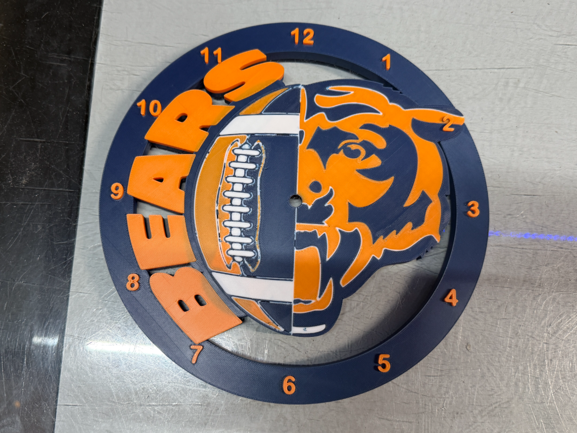Chicago Bears Clock 2