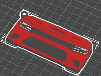 Dodge Charger SRT KeyChain