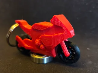 Motorcycle keyring