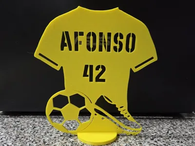 Editable soccer jersey