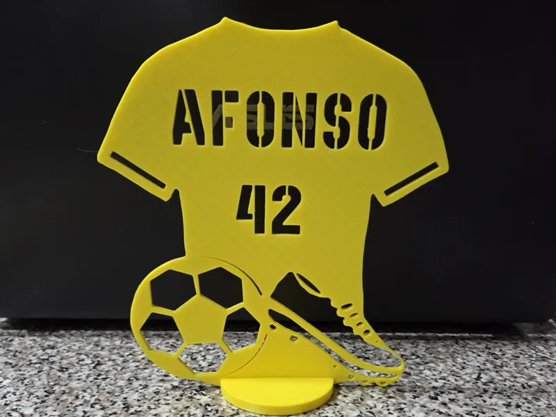 Camisola futebol editável