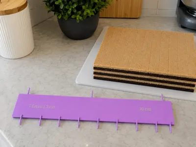Cake slice marker ruler 3cm and 10cm