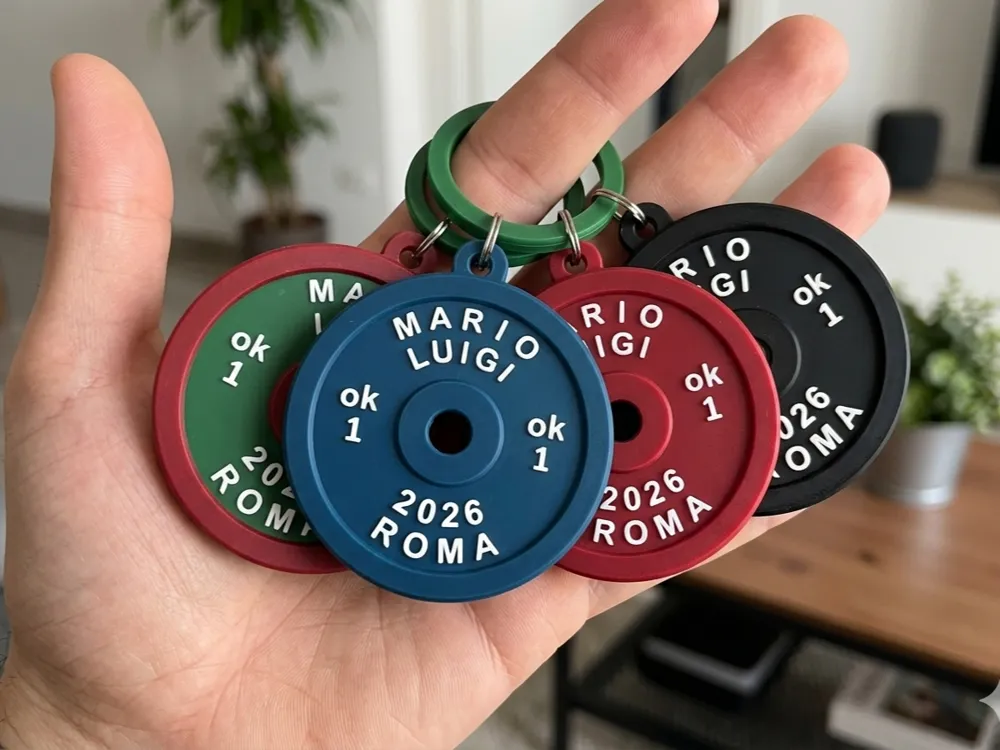 customizable keychain - Free 3D Print Model - MakerWorld