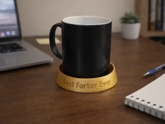 'Best Farter Ever' Mug Coaster Joke