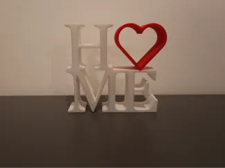 Deko mit modularem Herz