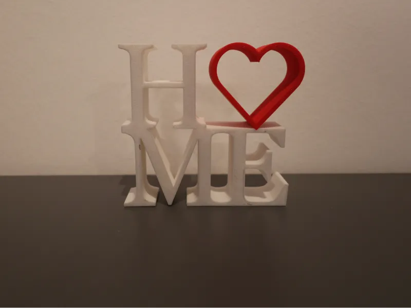 Deko mit modularem Herz