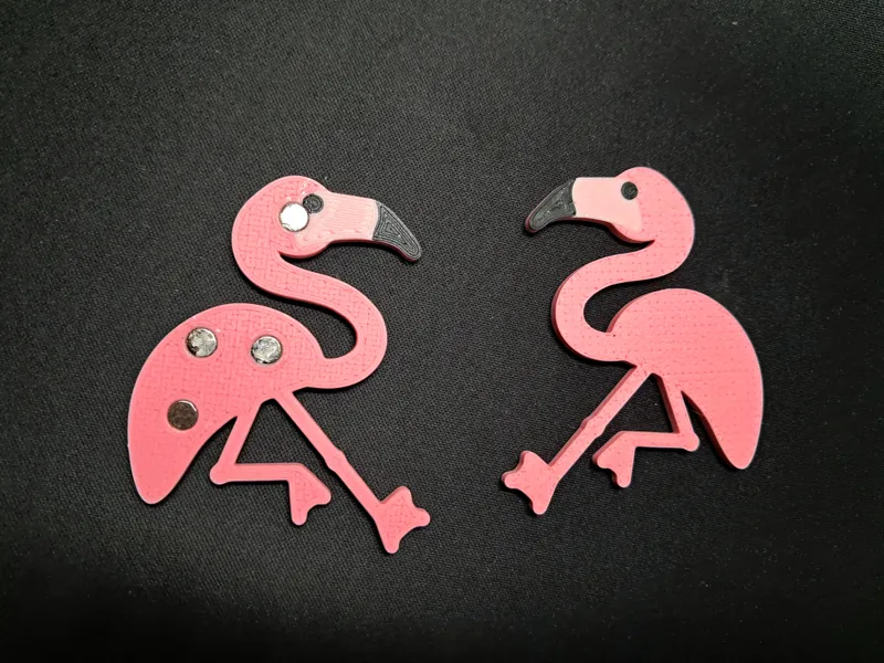 Flamingo magnet