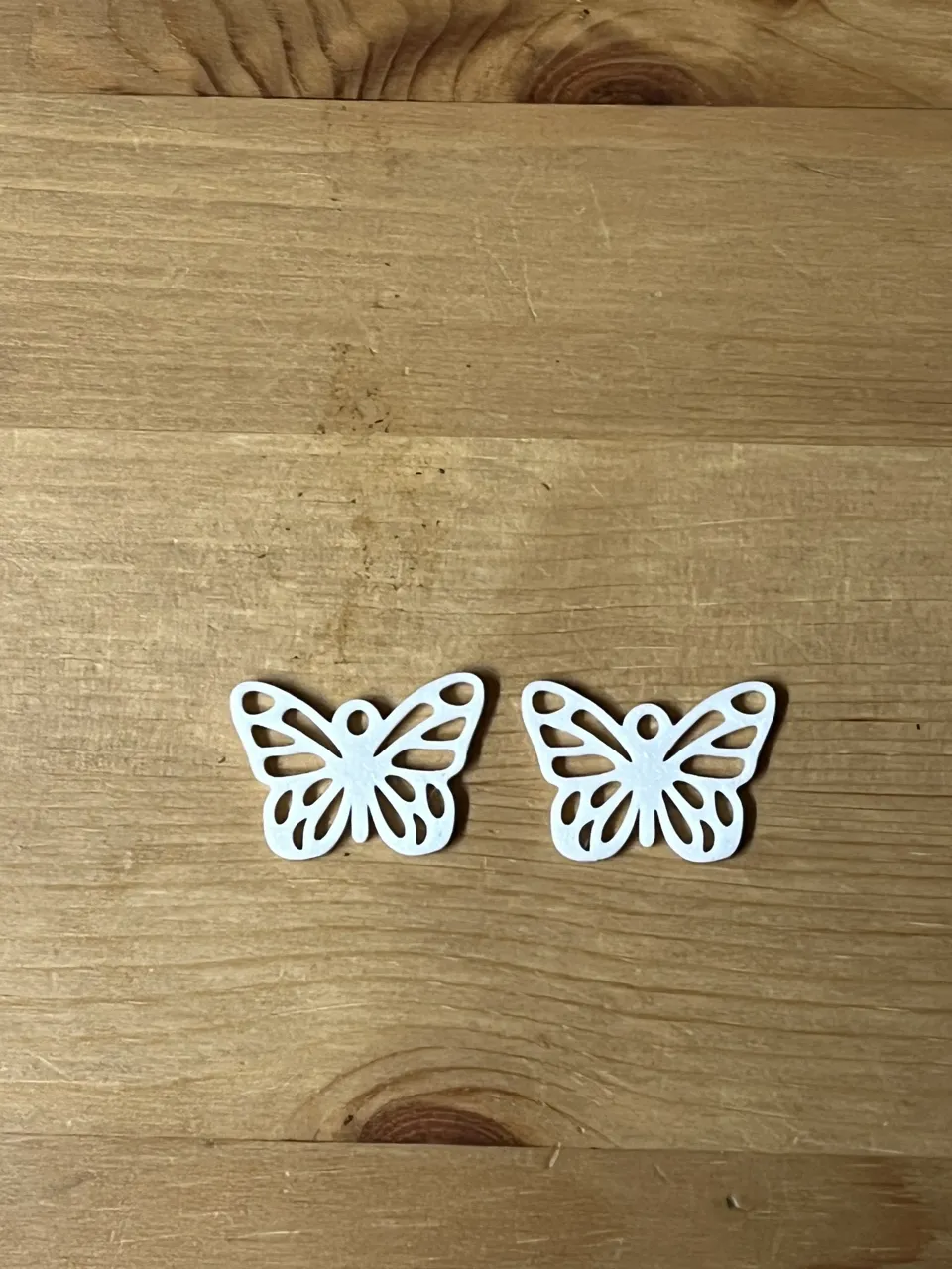 butterfly earrings view 2