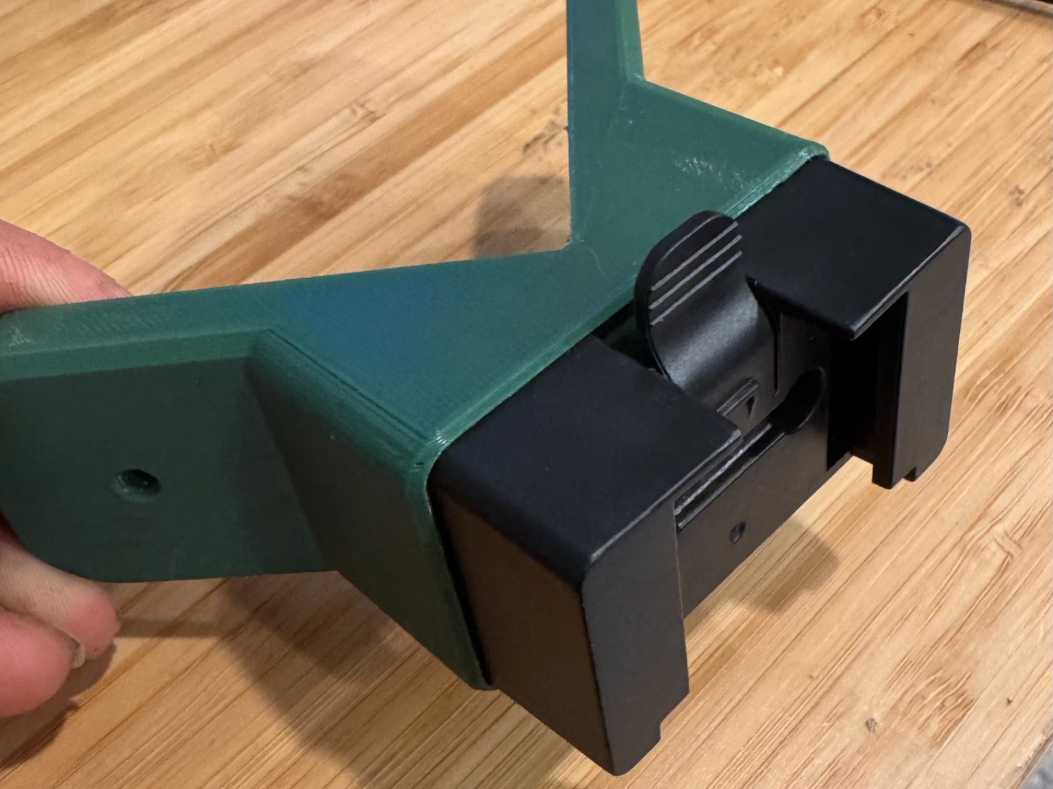 Solar light angled bracket