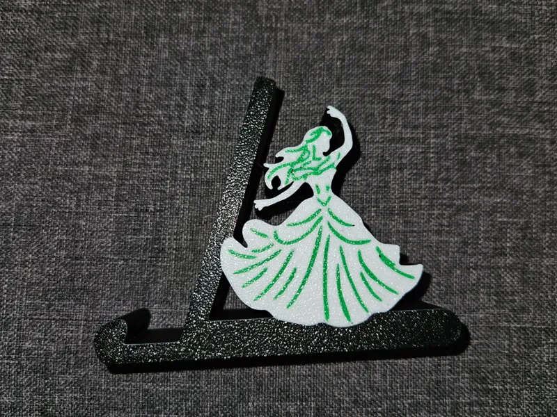Dress phone holder