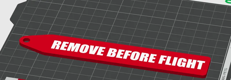 remove before flight keyring