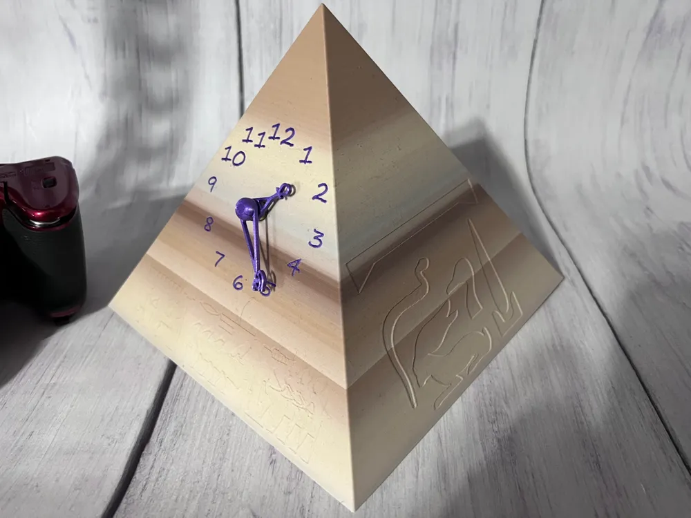 Pyramid Clock for 011 Component KIT - Free 3D Print Model - MakerWorld