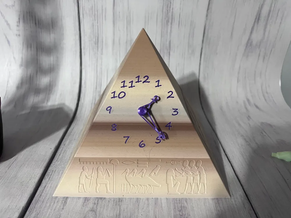 Pyramid Clock for 011 Component KIT - Free 3D Print Model - MakerWorld