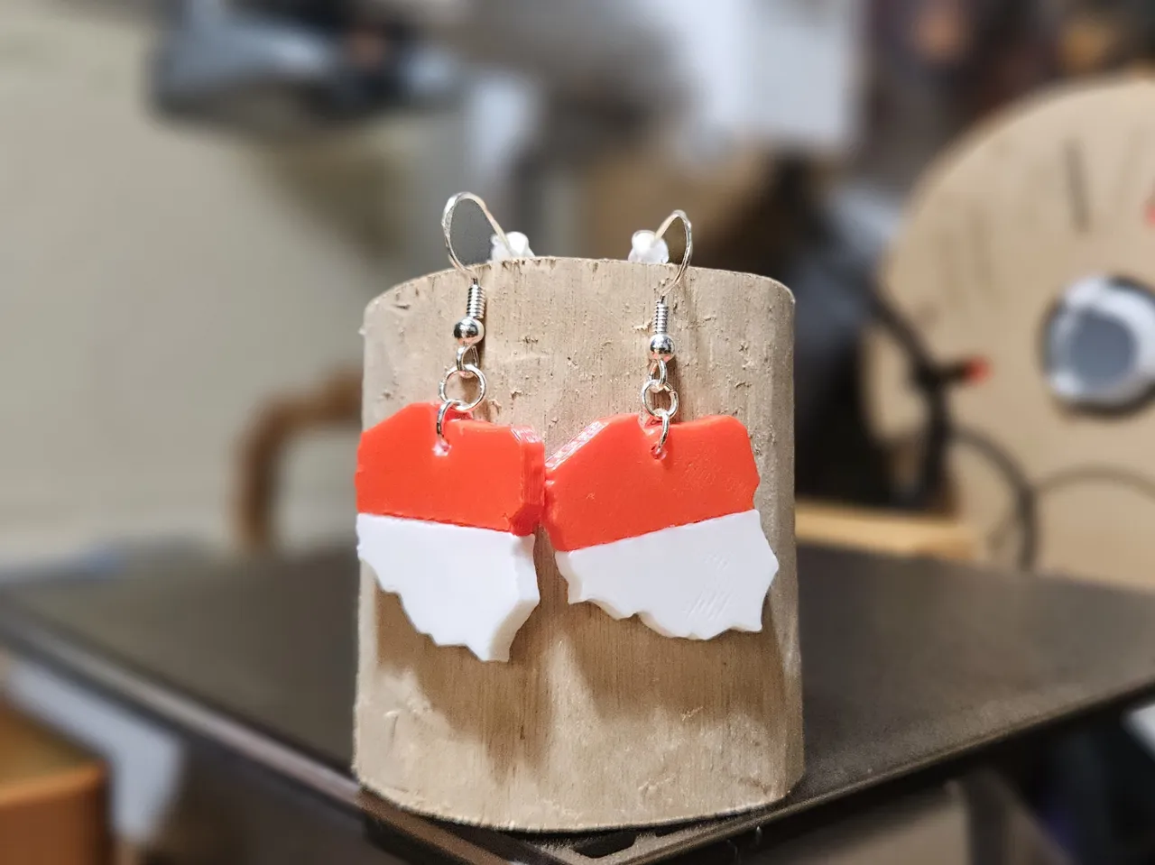 Polish Flag Earrings view 4