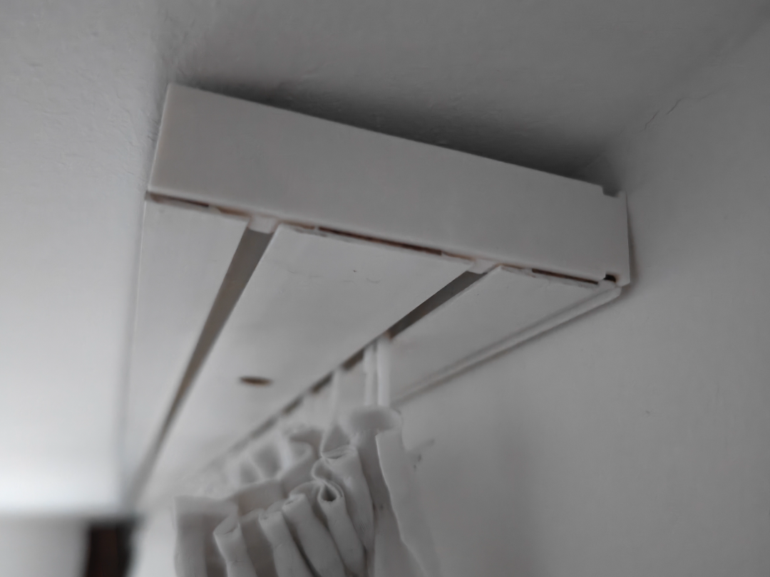 Universal Adjustible Curtain Rail Stopper / EndCap