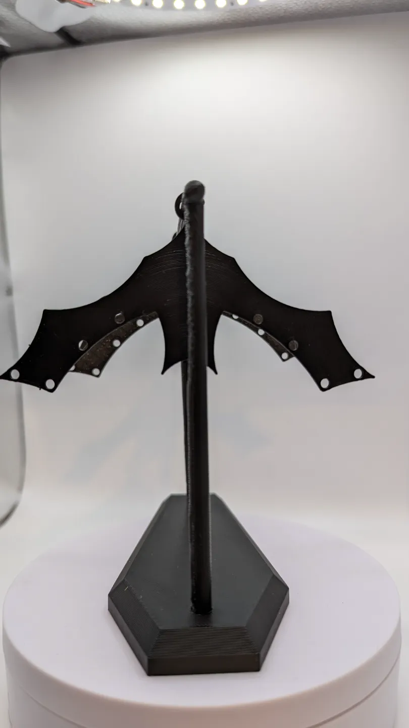 Coffin and Bats - Earring Stand view 4