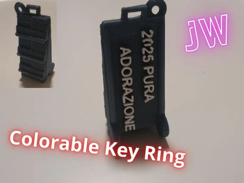 Colorable Keychain Stand JW