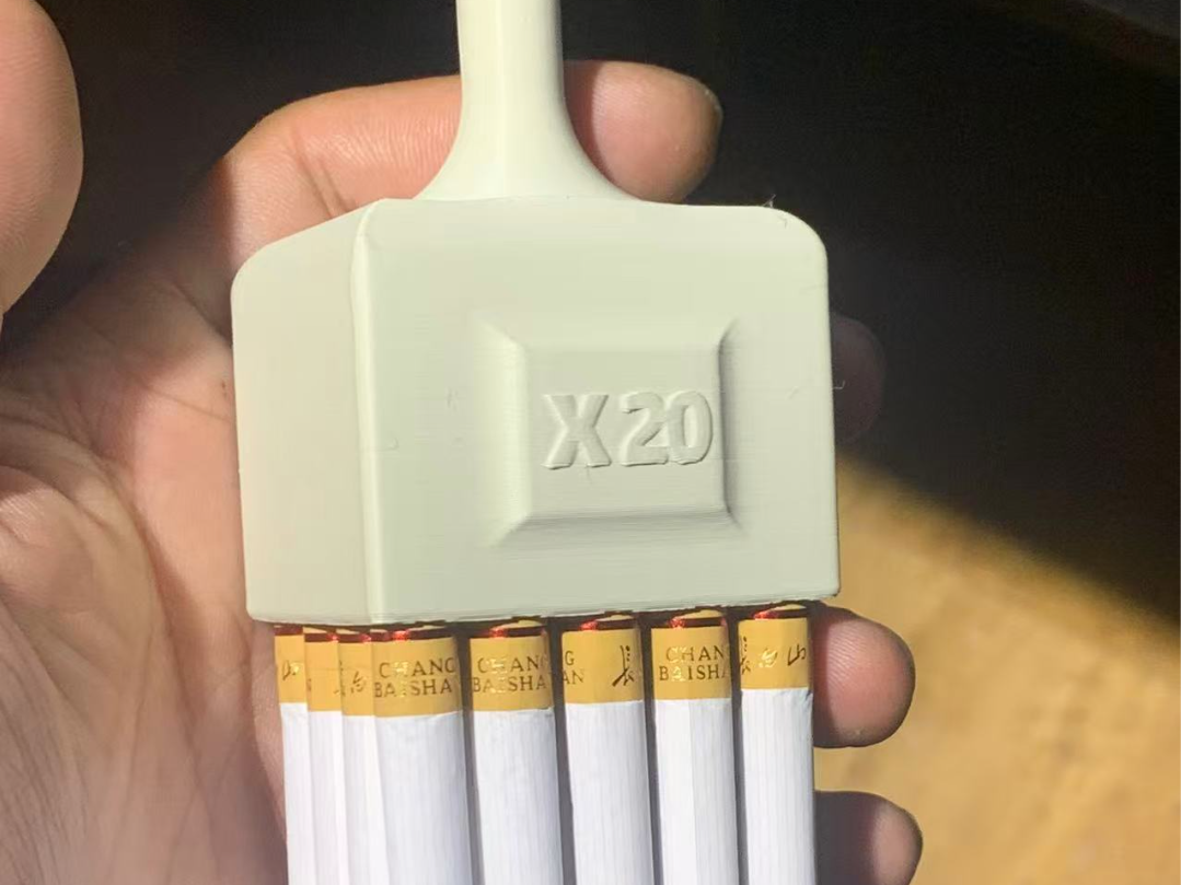 x20火箭炮烟嘴 快乐20倍 生命加速器 无需支撑 一体打印 送给你的烟友们吧
