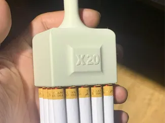x20火箭炮烟嘴 快乐20倍 生命加速器 无需支撑 一体打印 送给你的烟友们吧