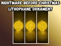 Ornement lithophanie L'Étrange Noël de Mr Jack — photo 1