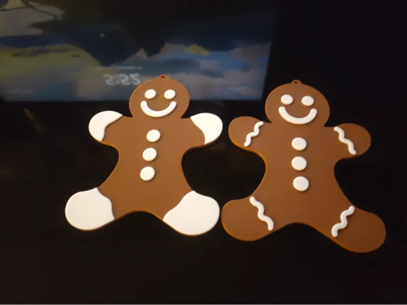 Gingerbread Man Christmas Ornament