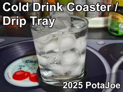 Cold Drink Coaster / Drip Tray